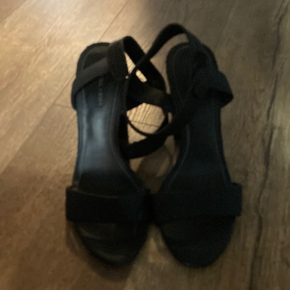black heels